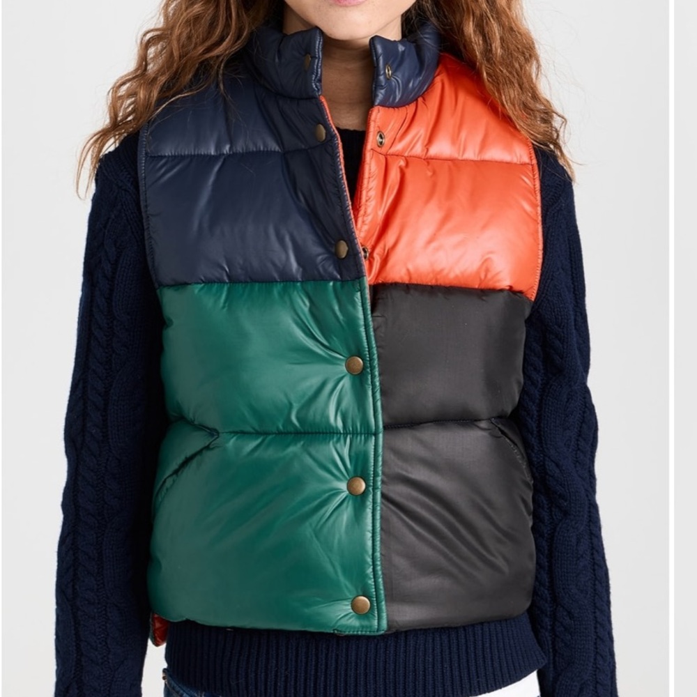 Clare V Emile Coloblock Vest - Picture 9 of 11